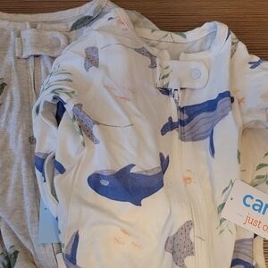 Carters ocean footie pajamas